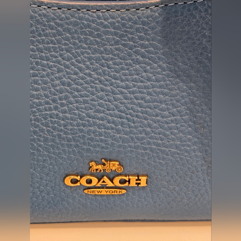 Coach 2020 Leather Mini Camera 16 Blue Crossbody Bag - Picture 2 of 13